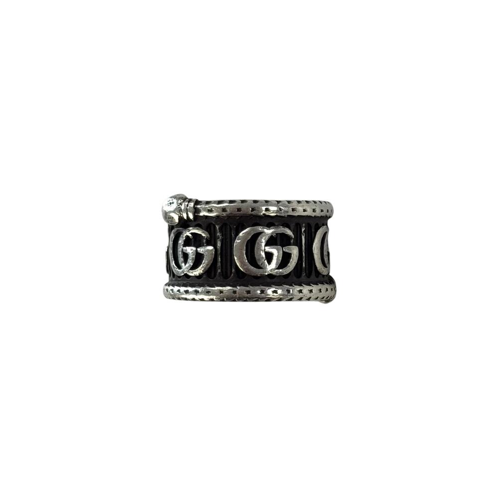 Gucci Sterling Silver GG Marmont Snake Ring - Picture 5 of 10